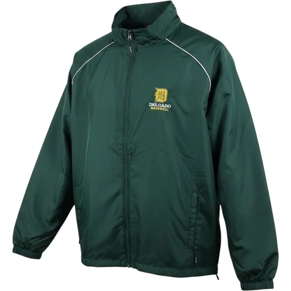 Core 365 Windbreaker Jacket Mens XXL Forest Green New Delgado Baseball Full Zip